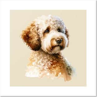 Lagotto Romagnolo Watercolor - Beautiful Dog Posters and Art